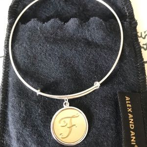 Alex and Ani Sterling Silver F